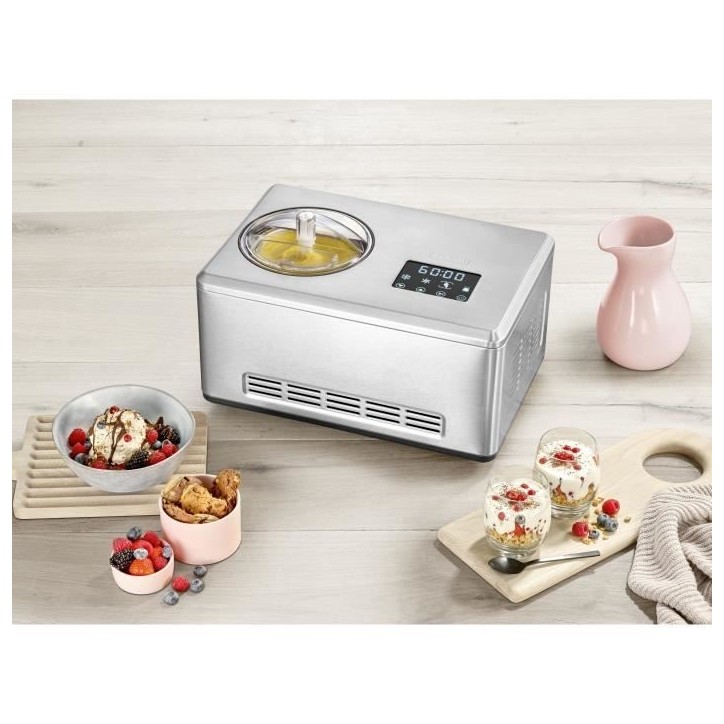 Sorbetiere SEVERIN - EZ7405 - Capacité 2L - Fonction brassage et refroidissement - 180W