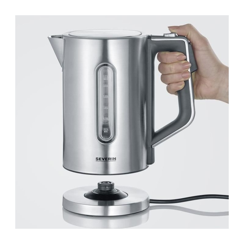 Bouilloire SEVERIN WK3418 - Inox - 1,7 L - Température réglable - Af Bouilloire SEVERIN WK3418 - Inox - 1,7 L - Température réglable - Af