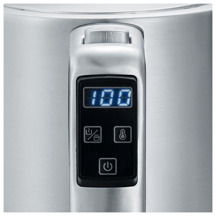 Bouilloire SEVERIN WK3418 - Inox - 1,7 L - Température réglable - Affichage LCD Bouilloire SEVERIN WK3418 - Inox - 1,7 L - Température réglable - Affichage LCD