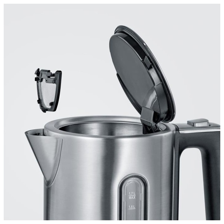 Bouilloire SEVERIN WK3418 - Inox - 1,7 L - Température réglable - Affichage LCD Bouilloire SEVERIN WK3418 - Inox - 1,7 L - Température réglable - Affichage LCD