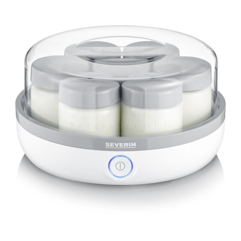 Yaourtiere SEVERIN - JG3518 - Capacité 7 pots de 150 ml - Sans BPA - Yaourtiere SEVERIN - JG3518 - Capacité 7 pots de 150 ml - Sans BPA -