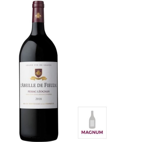 Magnum L'abeille de Fieuzal 2018 Pessac-Léognan - Vin rouge de Bordea