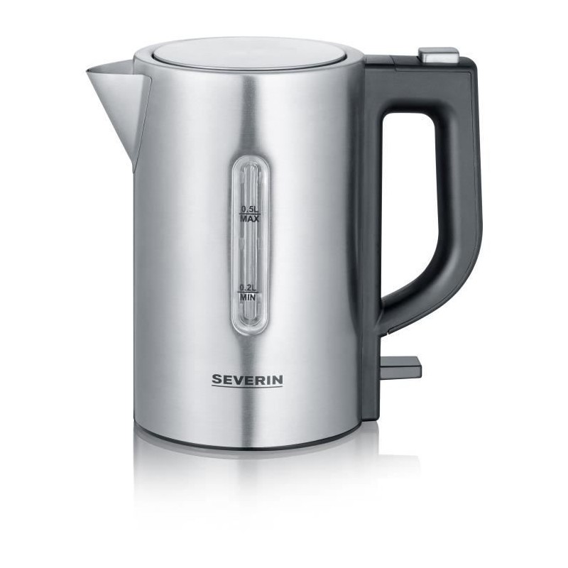Bouilloire de voyage SEVERIN WK3647 - 0,5 L - 1100 W - Inox et noir Bouilloire de voyage SEVERIN WK3647 - 0,5 L - 1100 W - Inox et noir