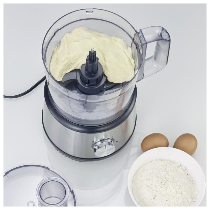 SEVERIN KM3892 Robot Multifonctions - 1200 W - Inox et noir - Blender 1,5 L - 2 Vitesses + Pulse