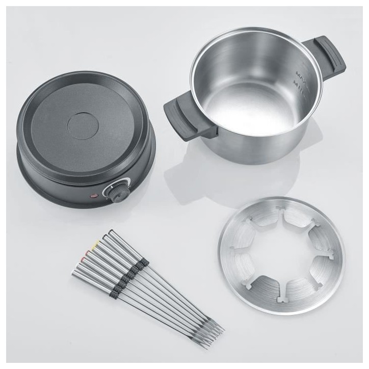 Fondue SEVERIN - FO2473 - Capacité 1,4L - Jusqu'a 8 personnes - Thermostat réglables - 1500W Fondue SEVERIN - FO2473 - Capacité 1,4L - Jusqu'a 8 personnes - Thermostat réglables - 1500W