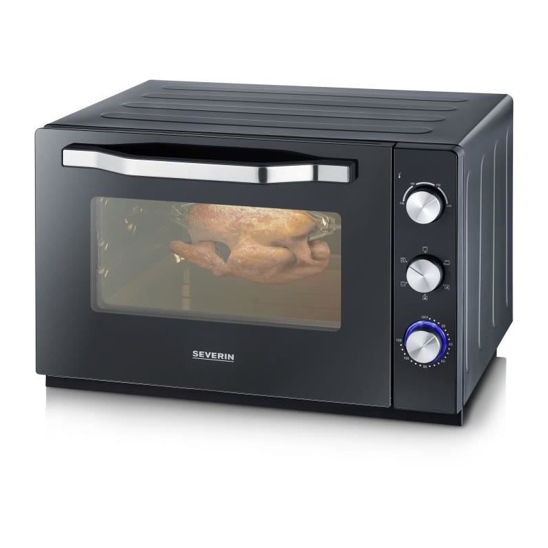 Four posable XXL a chaleur tournante SEVERIN - 60 L - 2 200 W - Tourne Four posable XXL a chaleur tournante SEVERIN - 60 L - 2 200 W - Tourne