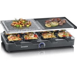 Appareil a raclette SEVERIN - RG2376 - Jusqu'a 8 personnes - Pierre de