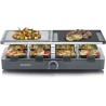 Appareil a raclette SEVERIN - RG2376 - Jusqu'a 8 personnes - Pierre de