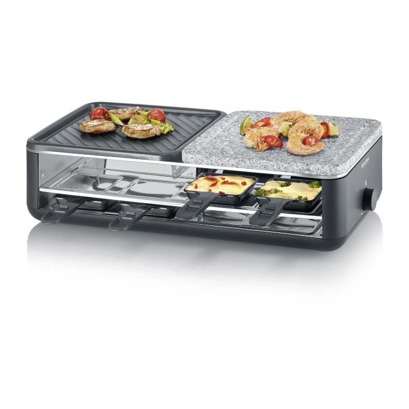 Appareil a raclette SEVERIN - RG2366 - Jusqu'a 8 personnes - Pierre na Appareil a raclette SEVERIN - RG2366 - Jusqu'a 8 personnes - Pierre na