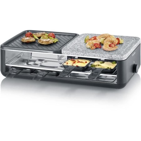Appareil a raclette SEVERIN - RG2366 - Jusqu'a 8 personnes - Pierre na