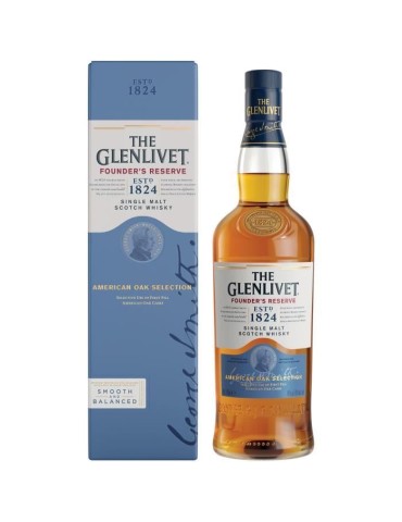The Glenlivet - Founder's Reserve - Whisky Ecossais Single Malt - 40,0% Vol. - 70cl