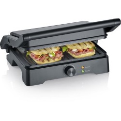 Grill SEVERIN - KG2391 - Surface de cuisson 28x17cm - Ouverture 180°C