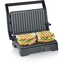 Grill SEVERIN - KG2391 - Surface de cuisson 28x17cm - Ouverture 180°C