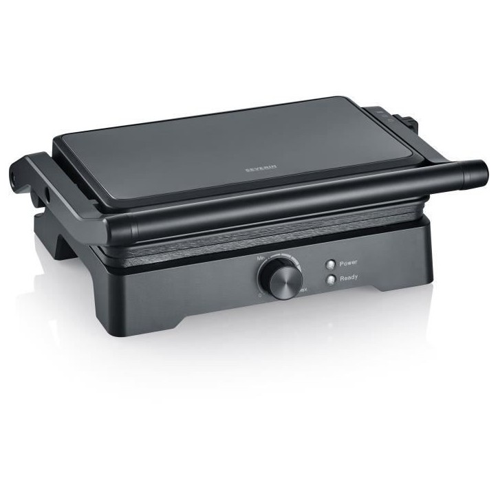 Grill SEVERIN - KG2391 - Surface de cuisson 28x17cm - Ouverture 180°C - 1800W