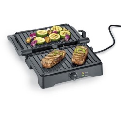 Grill SEVERIN - KG2391 - Surface de cuisson 28x17cm - Ouverture 180°C