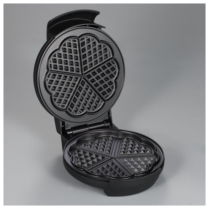 Gaufrier SEVERIN - WA2103 - Plaques forme coeur - Revetement anti-adhésif - 1300w Gaufrier SEVERIN - WA2103 - Plaques forme coeur - Revetement anti-adhésif - 1300w