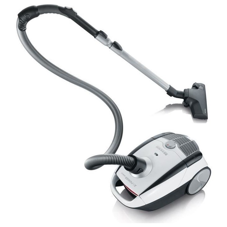 SEVERIN BC7035 Aspirateur avec sac, Capacité du sac microfibre a fermeture hygiénique : 2 L, Brosse soft sound + brosse parque