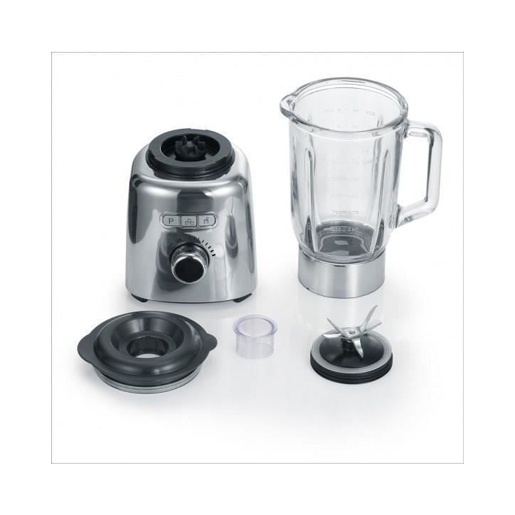 Blender- SEVERIN - SM3710 - 1000 W - Pichet en verre 1,5 L - Inox