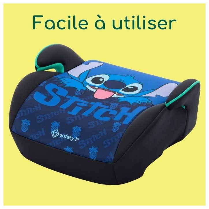 SAFETY 1st Disney© Siege auto réhausseur Star Plus i-Safe Stitch, Groupe 3, ceinturé, de 6 a 10-12 ans (36kg), Classic Stitch SAFETY 1st Disney© Siege auto réhausseur Star Plus i-Safe Stitch, Groupe 3, ceinturé, de 6 a 10-12 ans (36kg), Classic Stitch