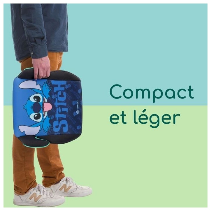 SAFETY 1st Disney© Siege auto réhausseur Star Plus i-Safe Stitch, Groupe 3, ceinturé, de 6 a 10-12 ans (36kg), Classic Stitch SAFETY 1st Disney© Siege auto réhausseur Star Plus i-Safe Stitch, Groupe 3, ceinturé, de 6 a 10-12 ans (36kg), Classic Stitch