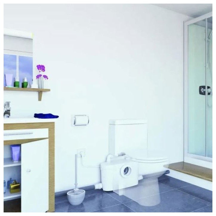 Broyeur SANIPRO XR UP 400W silencieux pour WC + douche + lavabo et bidet - SFA - SRUPSTD Broyeur SANIPRO XR UP 400W silencieux pour WC + douche + lavabo et bidet - SFA - SRUPSTD
