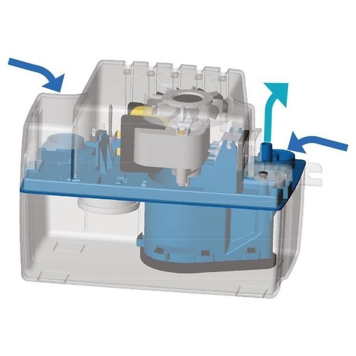 Pompe de relevage de condensats - SFA - Sanicondens Eco V02 - Chaudiere / Climatisation - 45 dBA - 2 entrées Pompe de relevage de condensats - SFA - Sanicondens Eco V02 - Chaudiere / Climatisation - 45 dBA - 2 entrées