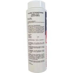 Poudre Anti-puces et tiques tétraméthrine - VETOCANIS - Pour Chien e