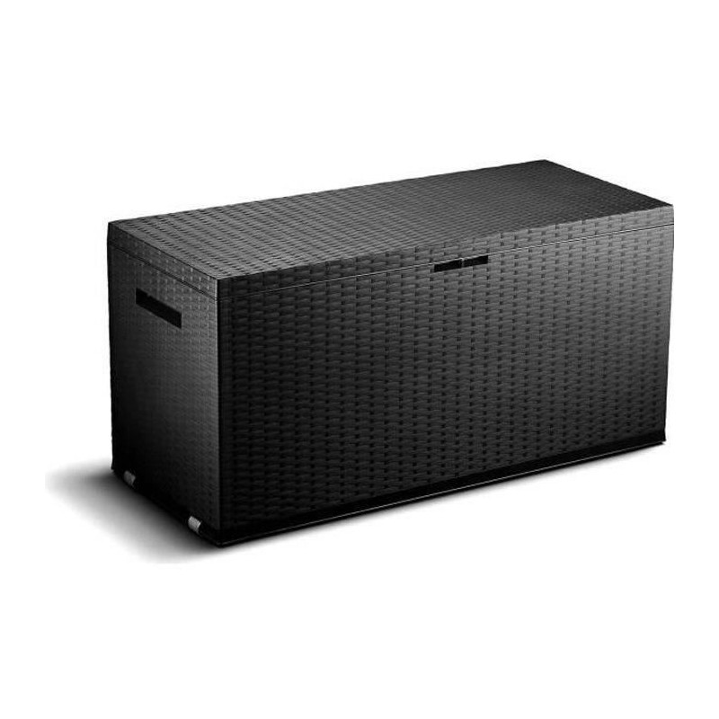 TOOD Malle / coffre de rangement en résine - 350 L - 120 x 52 x 60 cm TOOD Malle / coffre de rangement en résine - 350 L - 120 x 52 x 60 cm