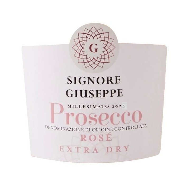 Signore Giuseppe Extra Dry 2024 Prosecco - Vin rosé d'Italie