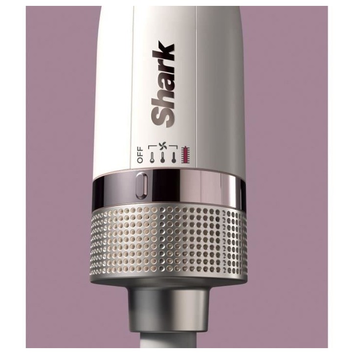 Brosse coiffante Shark Brosse chauffante et peigne lissant Shark SmoothStyle Blanc Argent Brosse coiffante Shark Brosse chauffante et peigne lissant Shark SmoothStyle Blanc Argent