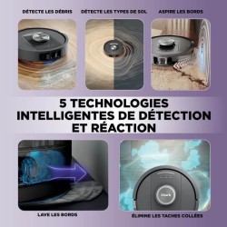 Aspirateur Robot et Laveur SHARK PowerDetect NeverTouch RV2800YEEU - A