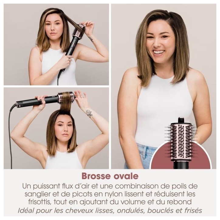 Seche-cheveux & styler soufflant 2 en 1- SHARK FLEXSTYLE - HD426EU - 3 accessoires - Noir et rose gold - 1400 W Seche-cheveux & styler soufflant 2 en 1- SHARK FLEXSTYLE - HD426EU - 3 accessoires - Noir et rose gold - 1400 W