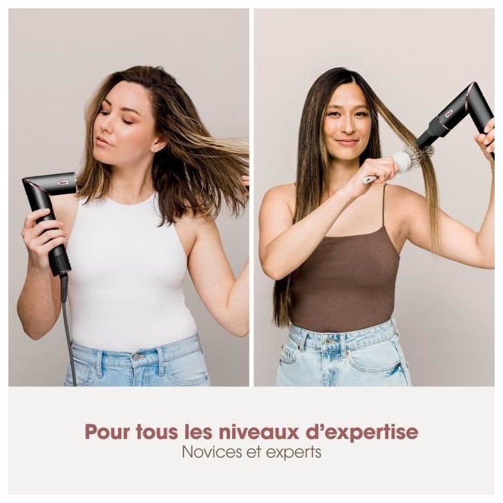 Seche-cheveux & styler soufflant 2 en 1- SHARK FLEXSTYLE - HD426EU - 3 accessoires - Noir et rose gold - 1400 W Seche-cheveux & styler soufflant 2 en 1- SHARK FLEXSTYLE - HD426EU - 3 accessoires - Noir et rose gold - 1400 W
