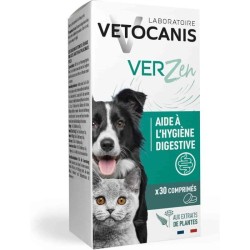 Comprimés contre les vers intestinaux - VETOCANIS - VerZen - Pour chi