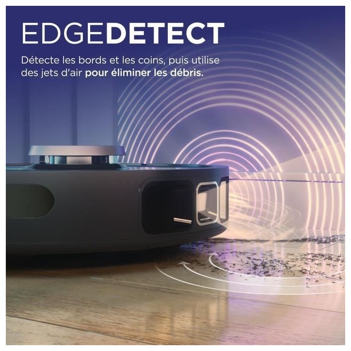 Shark PowerDetect RV2820VEEU - Robot Aspirateur a vidage automatique avec navigation 3D et LiDAR