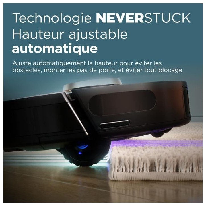 Shark PowerDetect RV2820VEEU - Robot Aspirateur a vidage automatique avec navigation 3D et LiDAR