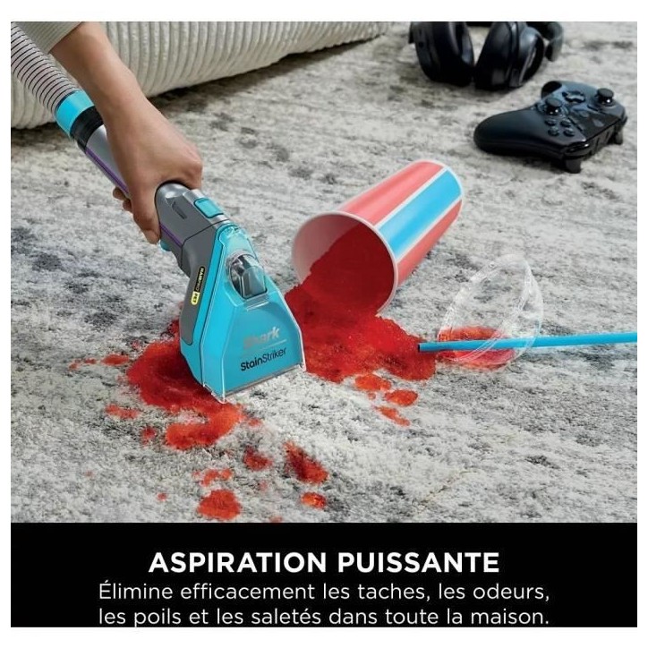 SHARK PX250EUT StainStriker Détacheur HairPro Pet - Moquettes, tapis, meubles, escaliers les voitures - 450W - 1,2 L - 1,26 m SHARK PX250EUT StainStriker Détacheur HairPro Pet - Moquettes, tapis, meubles, escaliers les voitures - 450W - 1,2 L - 1,26 m