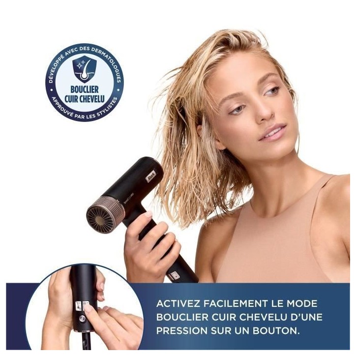 Seche-cheveux - Shark - HD752EU - SpeedStyle Pro 5-en-1 - Diffuseur Defrizz Fast - 1750 W Seche-cheveux - Shark - HD752EU - SpeedStyle Pro 5-en-1 - Diffuseur Defrizz Fast - 1750 W