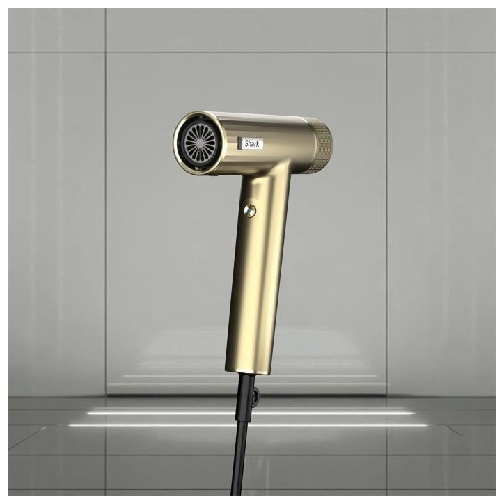 Seche-cheveux - SHARK - SpeedStyle Pro 3-en-1 - 1750 W - 3 accessoires - Édition limitée Gold