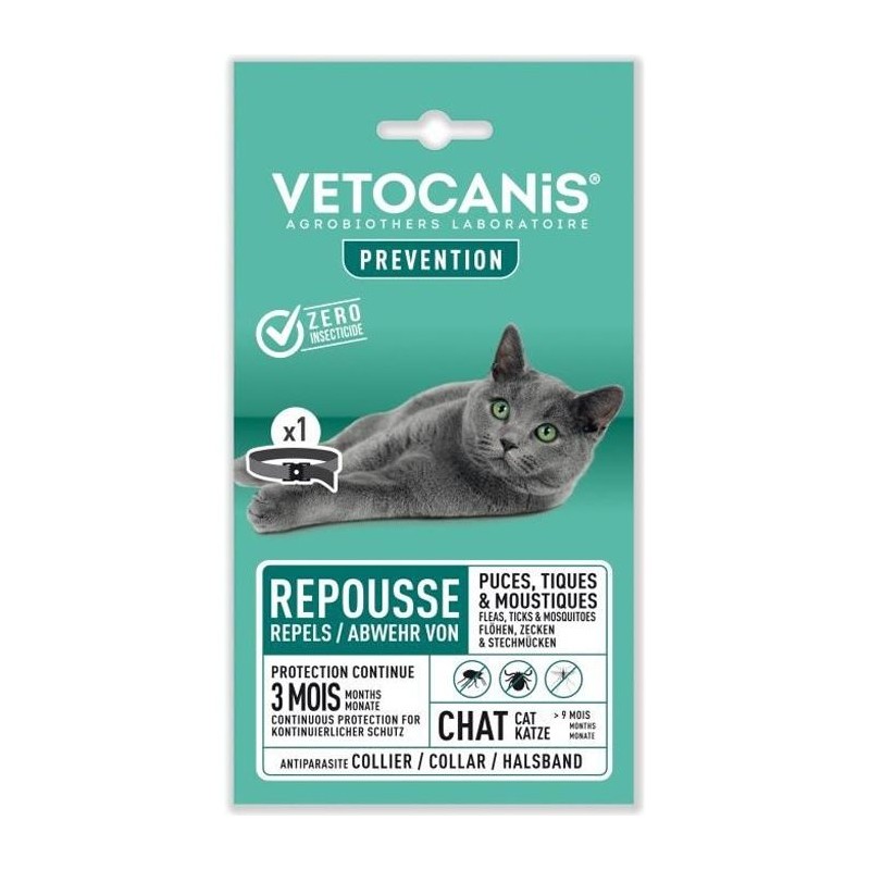 VETOCANIS Collier antiparasitaire Chat VETOCANIS Collier antiparasitaire Chat