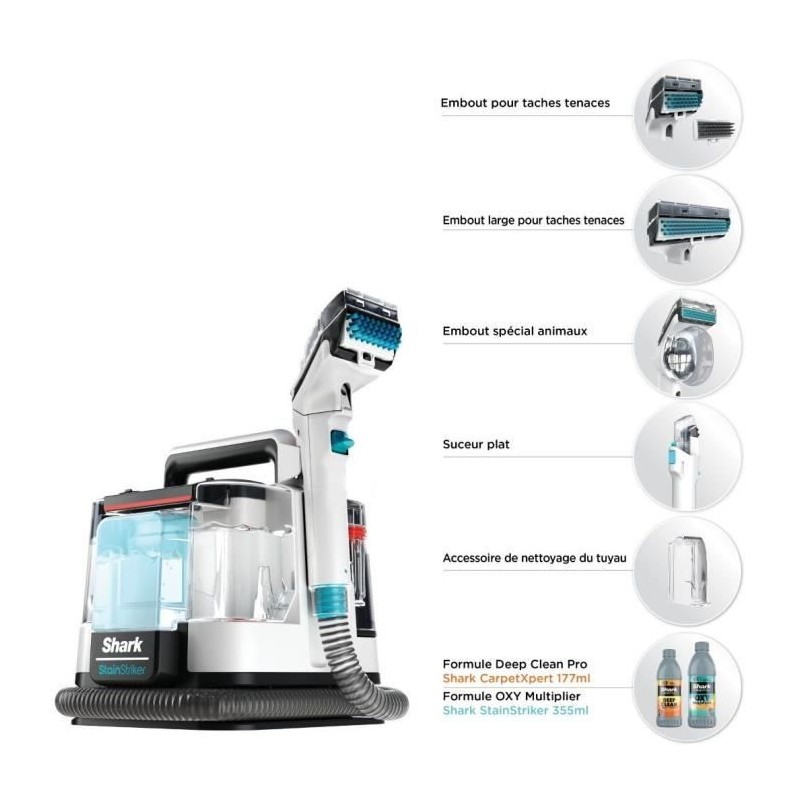 Détacheur SHARK StainStriker PX200EUT - Détache, Nettoie et Aspire - Détacheur SHARK StainStriker PX200EUT - Détache, Nettoie et Aspire -