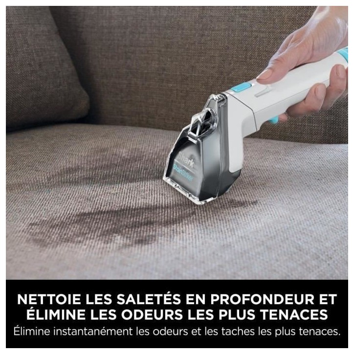 Détacheur SHARK StainStriker PX200EUT - Détache, Nettoie et Aspire - Rayon d'action 5,7 metres - Compact et Portatif Détacheur SHARK StainStriker PX200EUT - Détache, Nettoie et Aspire - Rayon d'action 5,7 metres - Compact et Portatif
