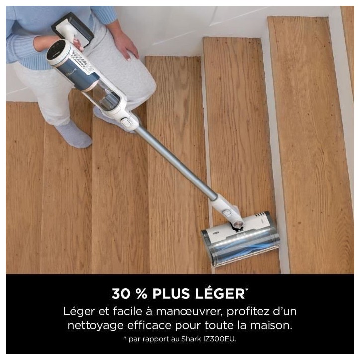 SHARK BU3521EU - Aspirateur Balai sans fil - 181 W - Vidage automatique - 3 modes d'aspiration SHARK BU3521EU - Aspirateur Balai sans fil - 181 W - Vidage automatique - 3 modes d'aspiration