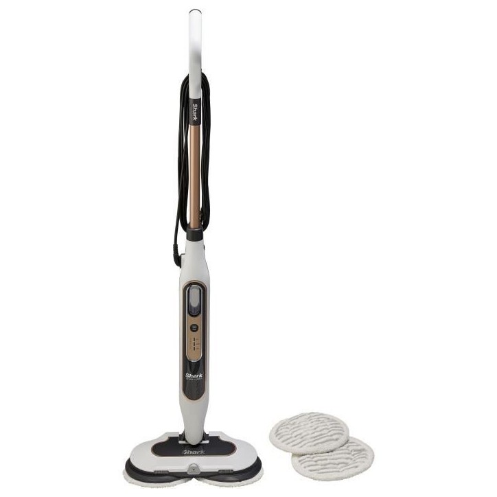 SHARK S8201EU Steam Mop - Balai Vapeur Automatique - 2 tampons rotatifs - 3 réglages vapeur - Elimine taches et saleté SHARK S8201EU Steam Mop - Balai Vapeur Automatique - 2 tampons rotatifs - 3 réglages vapeur - Elimine taches et saleté