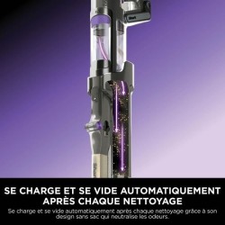 Aspirateur Balai - Shark Power Detect IP3251EUT - Base de vidage autom