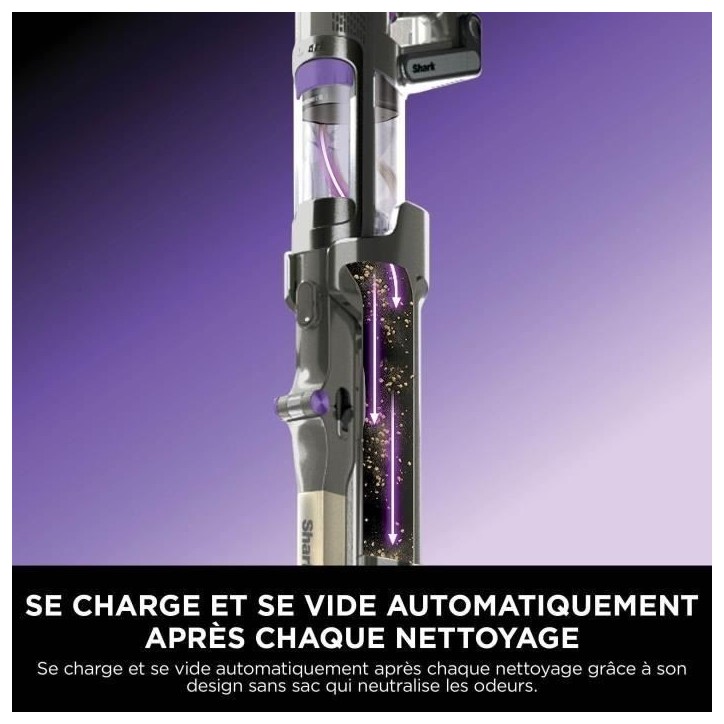 Aspirateur Balai - Shark Power Detect IP3251EUT - Base de vidage automatique - 2L - 70 min autonomie Aspirateur Balai - Shark Power Detect IP3251EUT - Base de vidage automatique - 2L - 70 min autonomie
