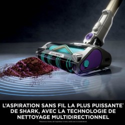 Aspirateur Balai - Shark Power Detect IP3251EUT - Base de vidage autom