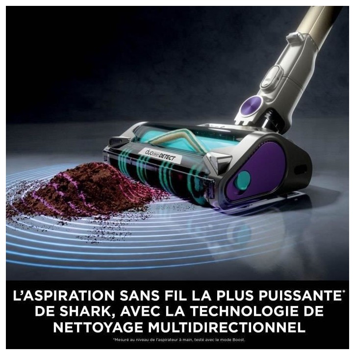 Aspirateur Balai - Shark Power Detect IP3251EUT - Base de vidage automatique - 2L - 70 min autonomie Aspirateur Balai - Shark Power Detect IP3251EUT - Base de vidage automatique - 2L - 70 min autonomie