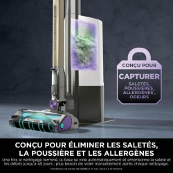 Aspirateur Balai - Shark Power Detect IP3251EUT - Base de vidage autom