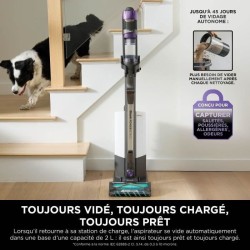 Aspirateur Balai - Shark Power Detect IP3251EUT - Base de vidage autom
